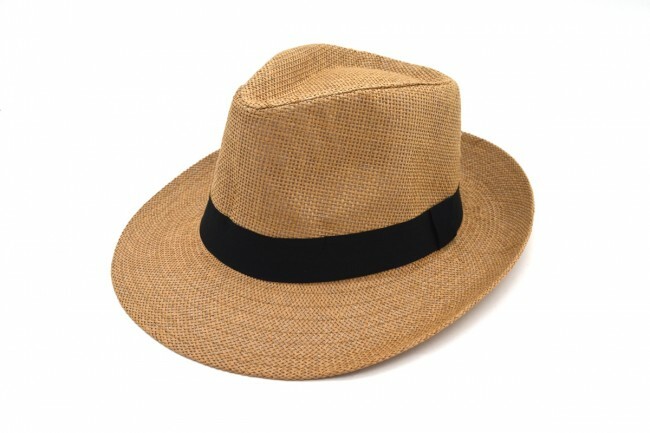 Panama Big Brim Fedora Summer Flat Brim Straw Paper Hat Cap Beach Sun Men Women