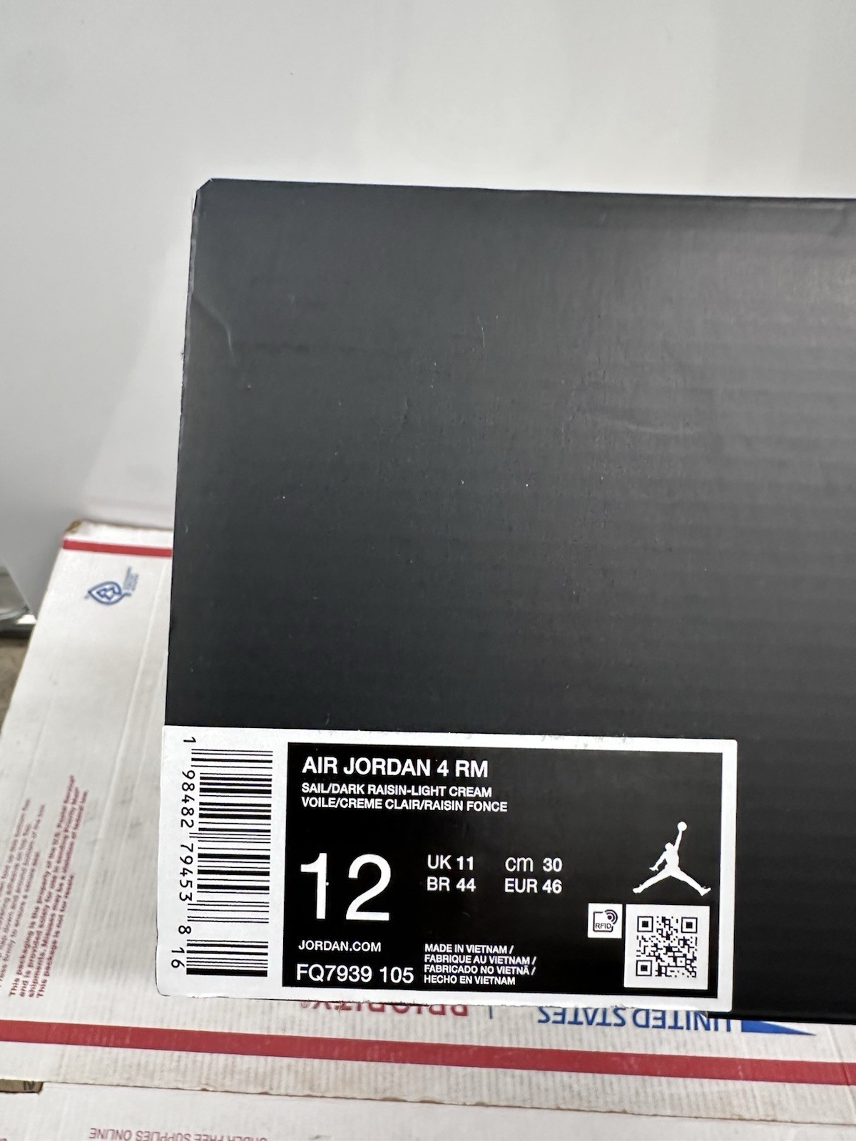 Nike Air Jordan 4 RM ‘Light Cream Midnight Green’ FQ7939 105 Size 12