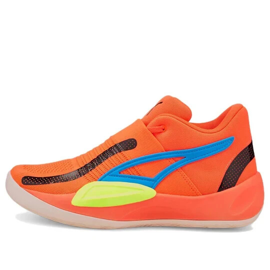 Puma US 16 Men’s Orange Black Blue Yellow Rise Nitro Basketball 377012 04 New