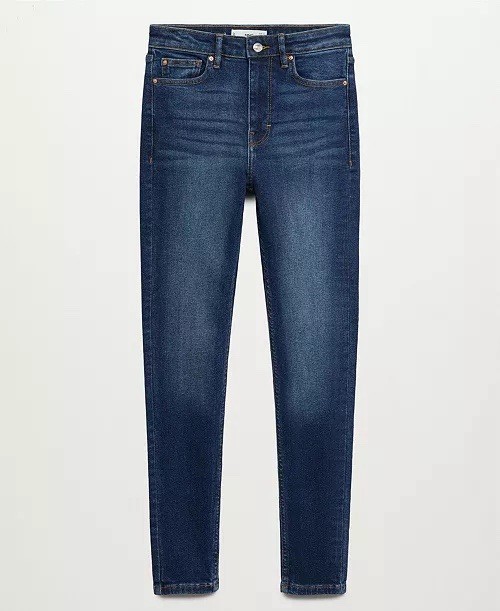 Mango Women’s High Waist Skinny Soho Medium Wash Jeans Size 8
