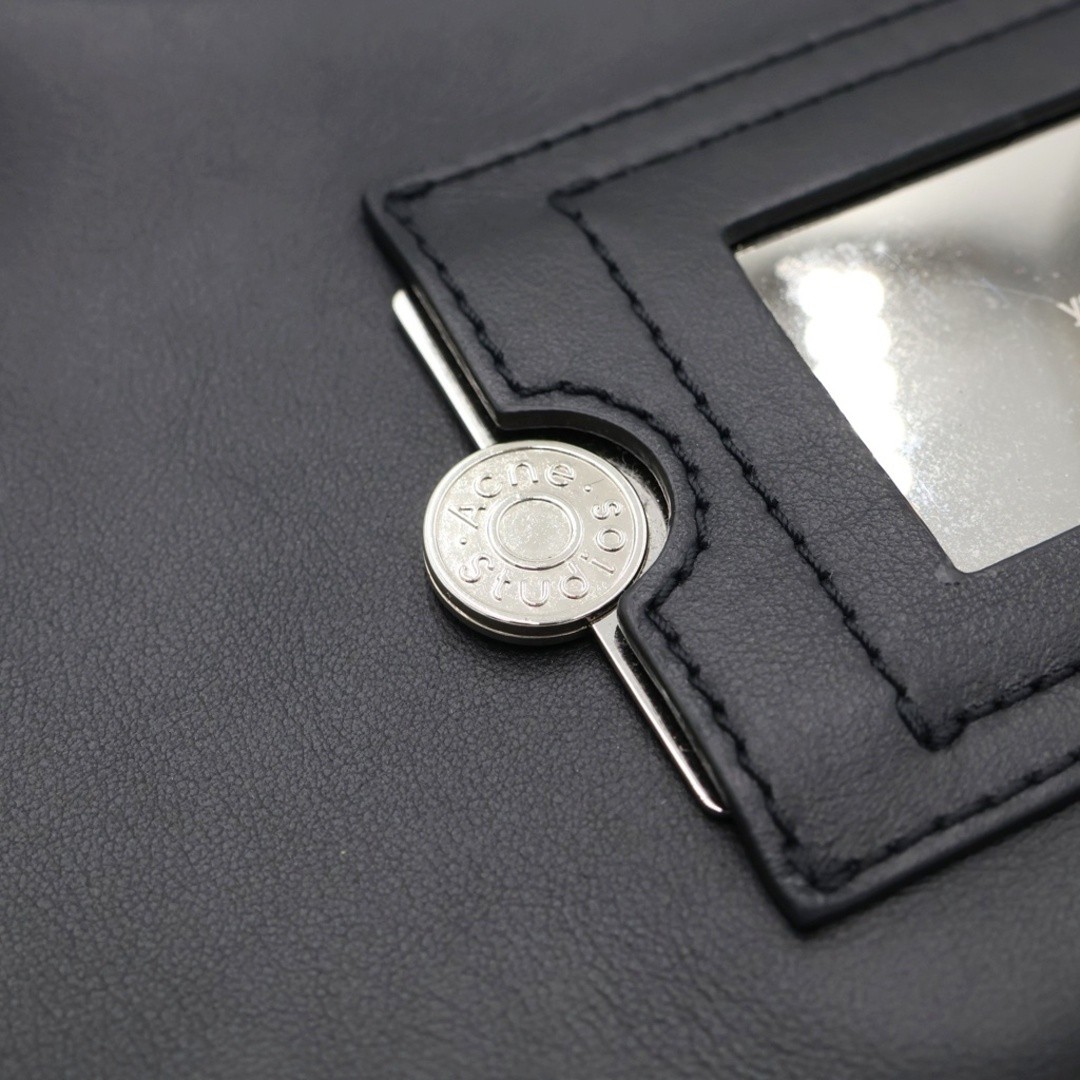 Acne Studios PLATT MINI R Plat Leather Shoulder Bag Black Used b4d4e80d5ec411726