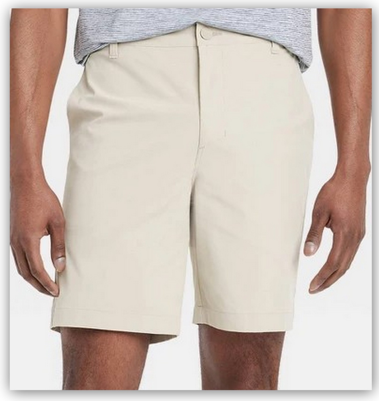360 Lifestyle GOLF Short All in Motion NAVY KHAKI BLACK 2 Zip Pockets 32” – 40”