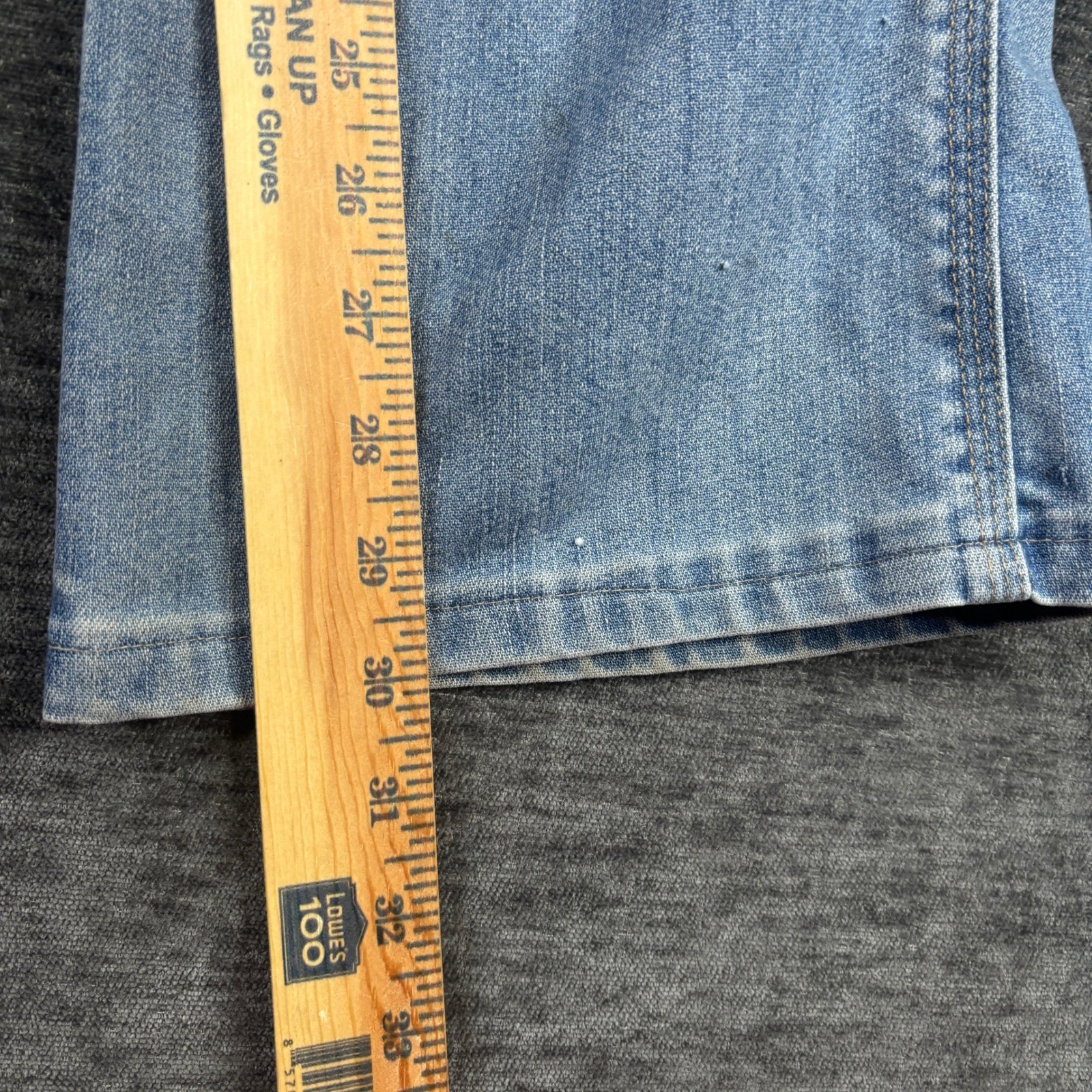 Vintage 80s Levi’s 567 Bell Bottom Orange Tab Flare Jeans 34×30 Disco Very Soft
