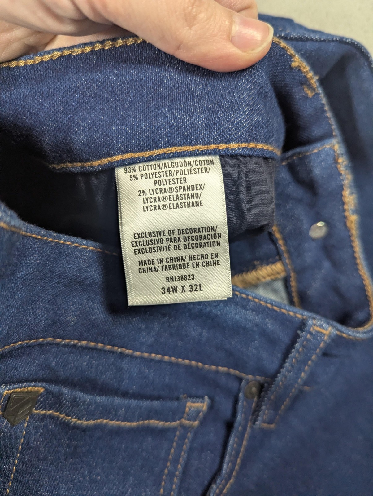 Rank 45 Mid Rise Flare Jeans Womens 34 Blue Med Wash Stretch Denim Casual