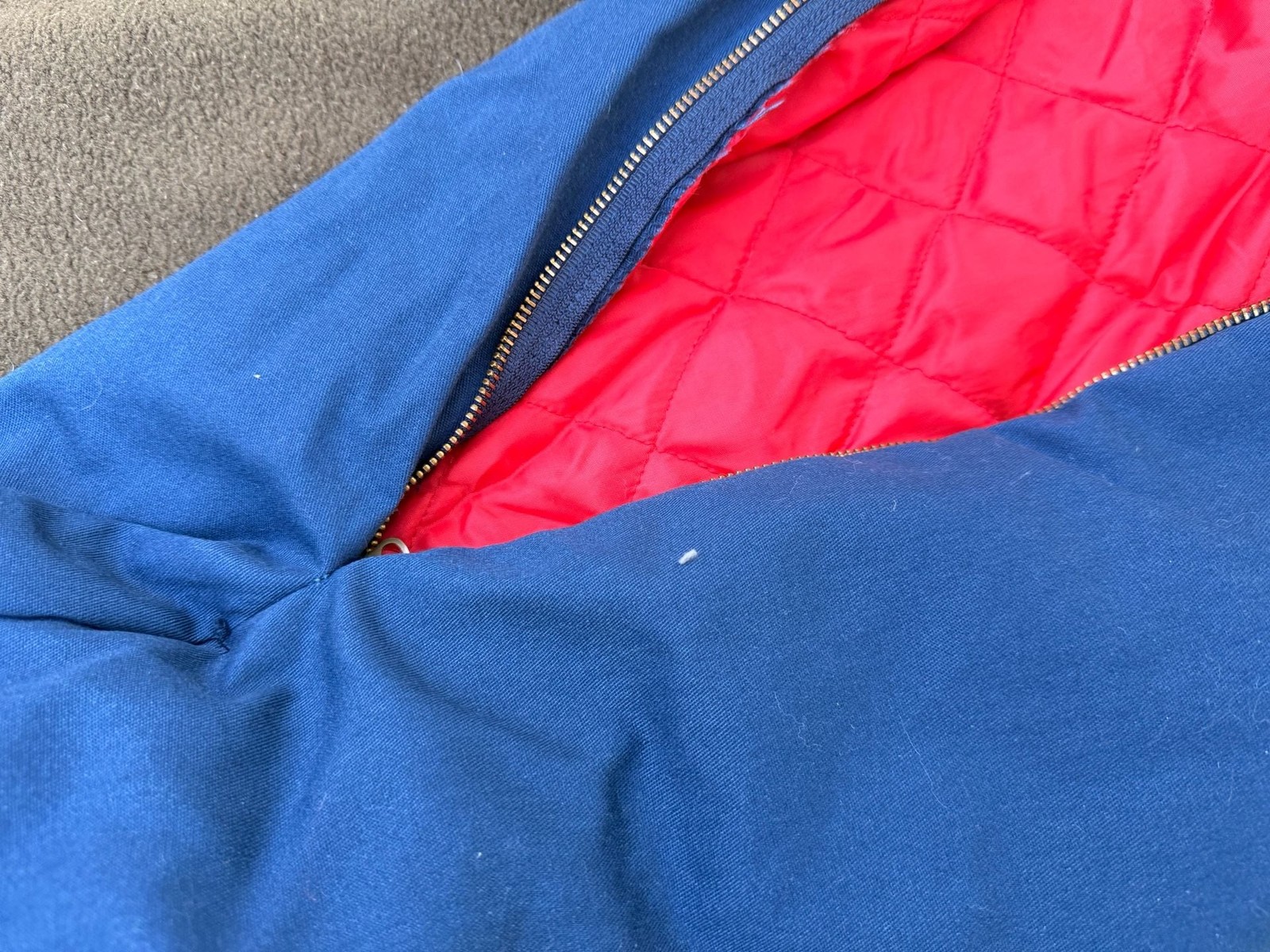 Vintage Walls Blizzard-Pruf Insulated Coveralls 2XL Tall Blue Quilted Lined