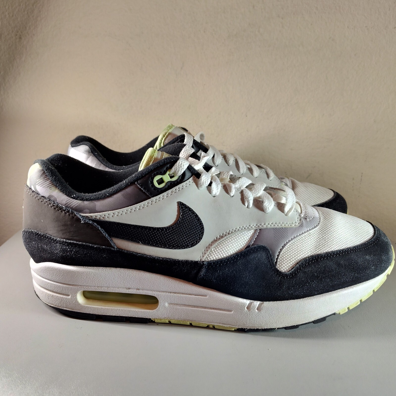 Nike Air Max 1 ‘Remix Pack’ White Black Camo DB1998-100 Men’s Size 10 Sneakers