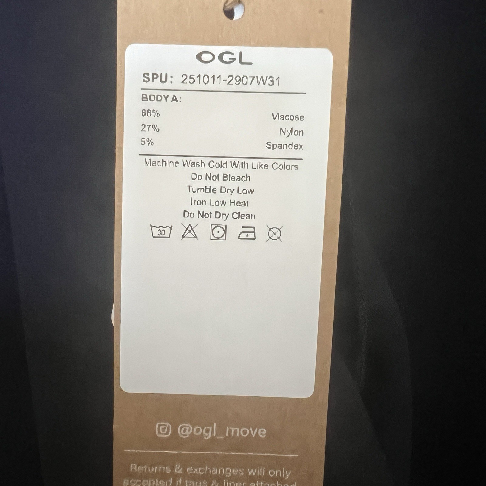 NWT OGLmove Straight Leg Creased Pants SZ L Navy Workwear Athleisure Stretch