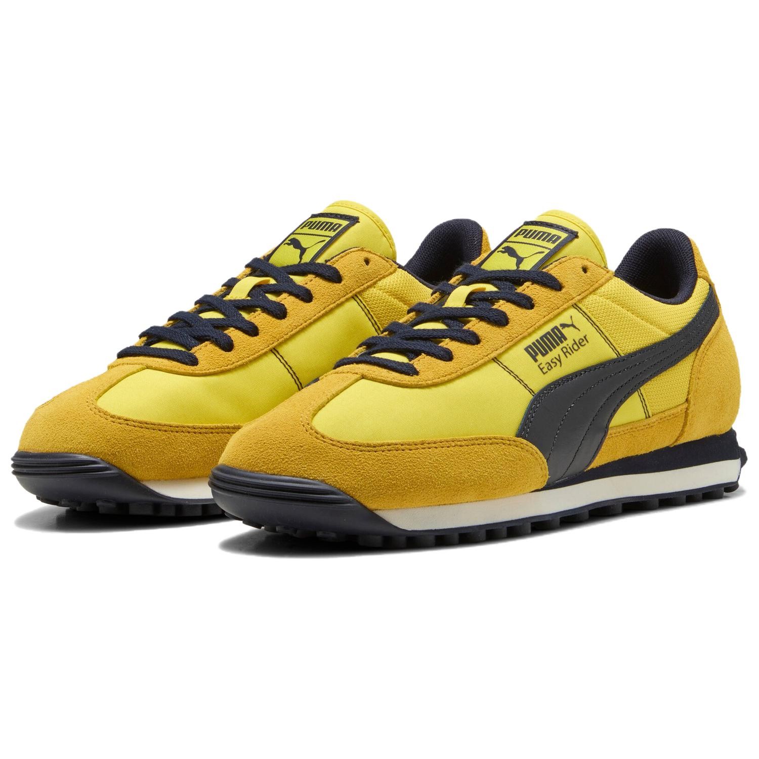 PUMA Easy Rider Abrasion Resistant Low Top Casual Shoes Unisex Yellow