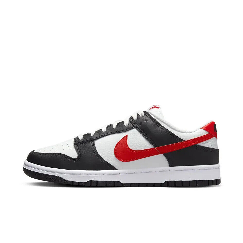 Nike Dunk Low Retro Black University Red Sneakers Shoes FB3354-001 Size 6-12