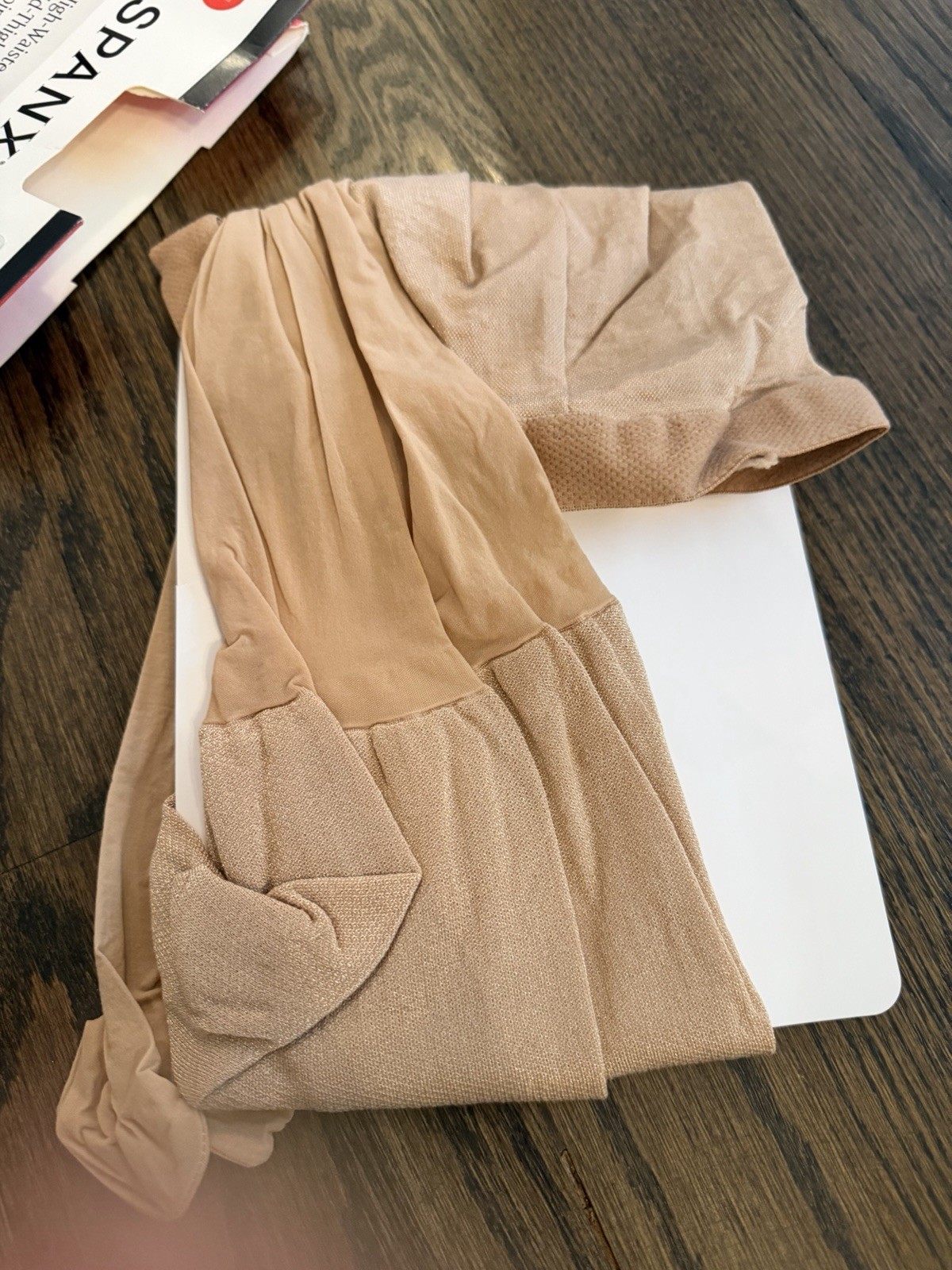 Spanx Womens High-Waisted Full Length Mid Thigh ShapingSheers Nude Sz C NEW NIB