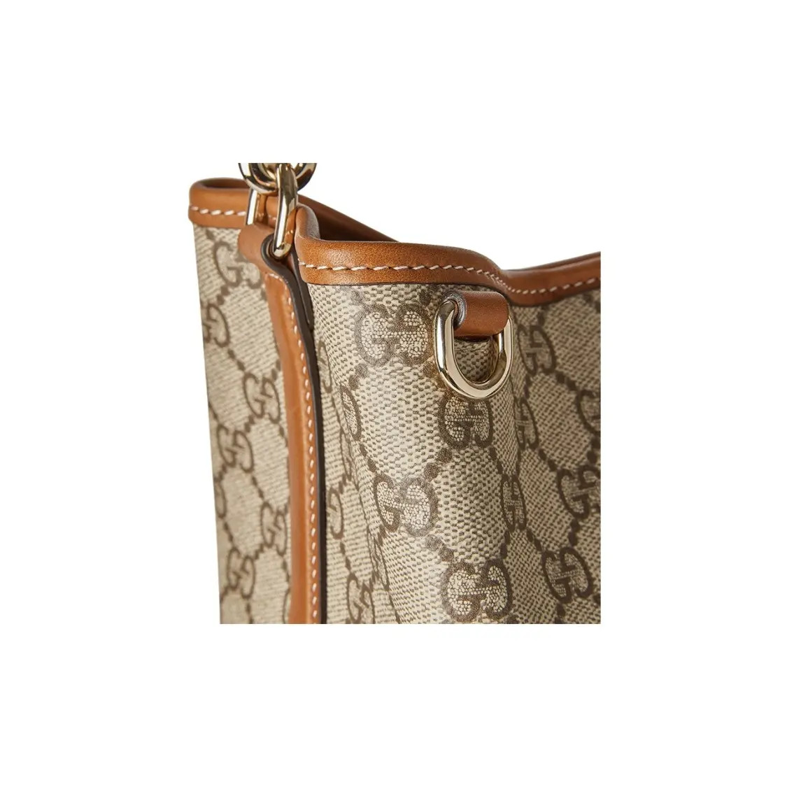 Gucci Emblem Adjustable Shoulder Strap Bucket Bag Handbag Women’s 7×4.3×7.4 in