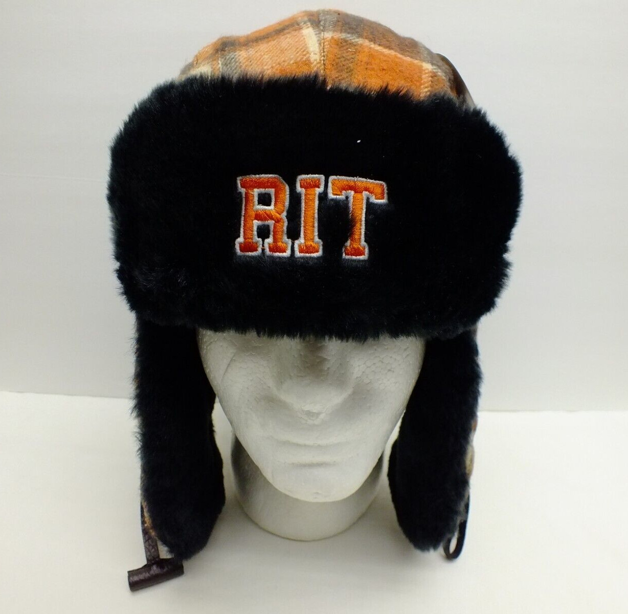 ROCHESTER INSTITUTE OF TECHNOLOGY NCAA RIT WINTER TROOPER TRAPPER EAR FLAP HAT