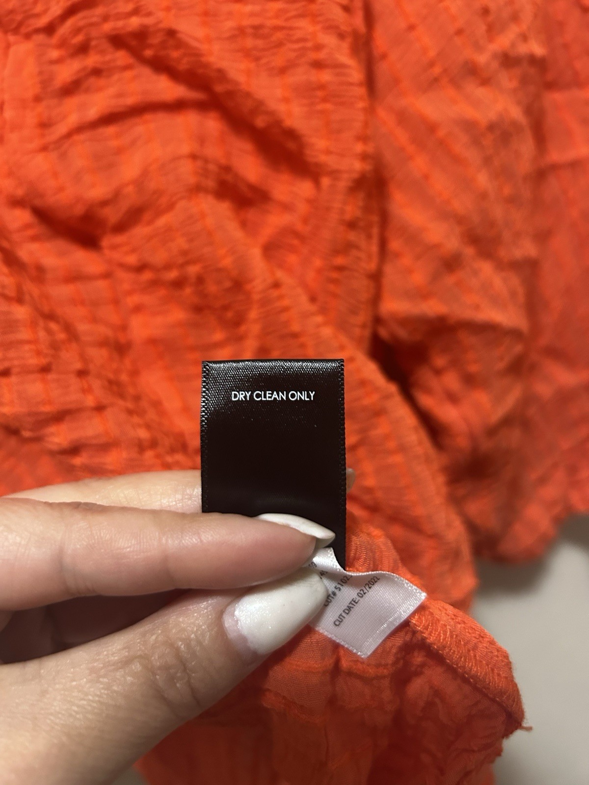Torrid Textured Gauze Peasant Blouse Semi Sheer Size 2 (2X) Bright Orange