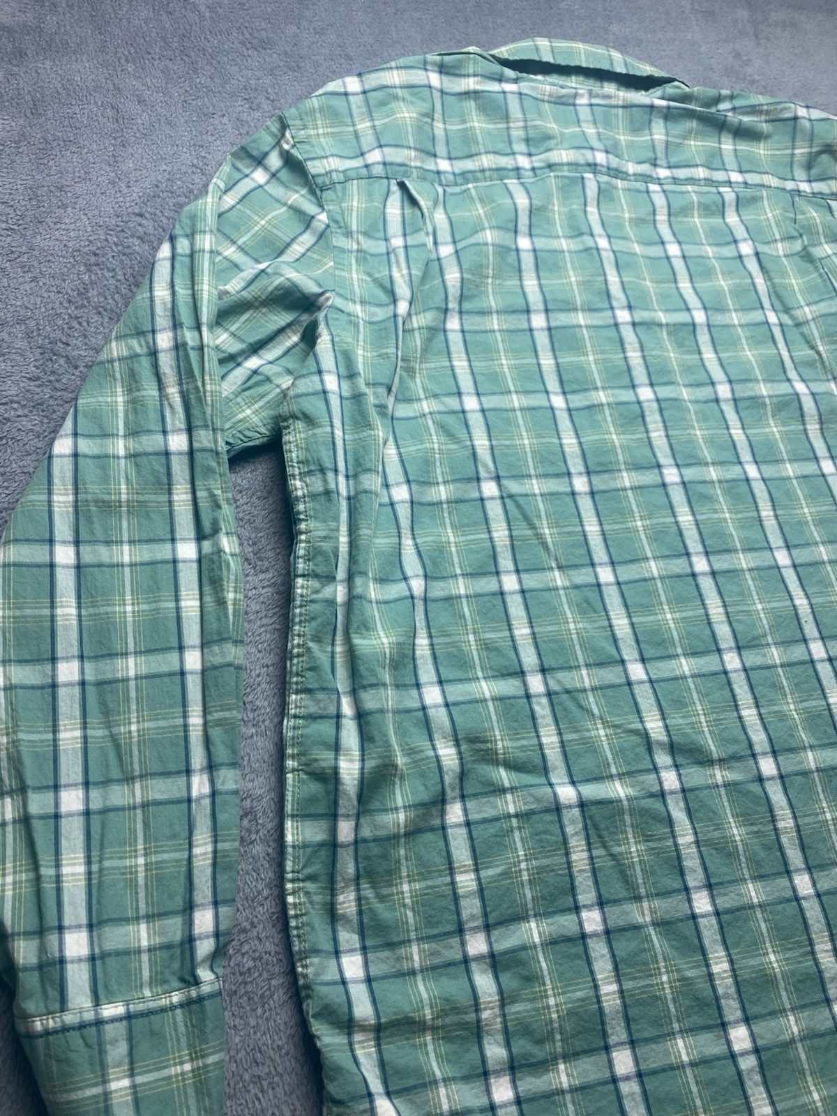 Old Navy Everyday Shirt Built-In Flex Plaid Button Down Shirt Mens Regular Sz L