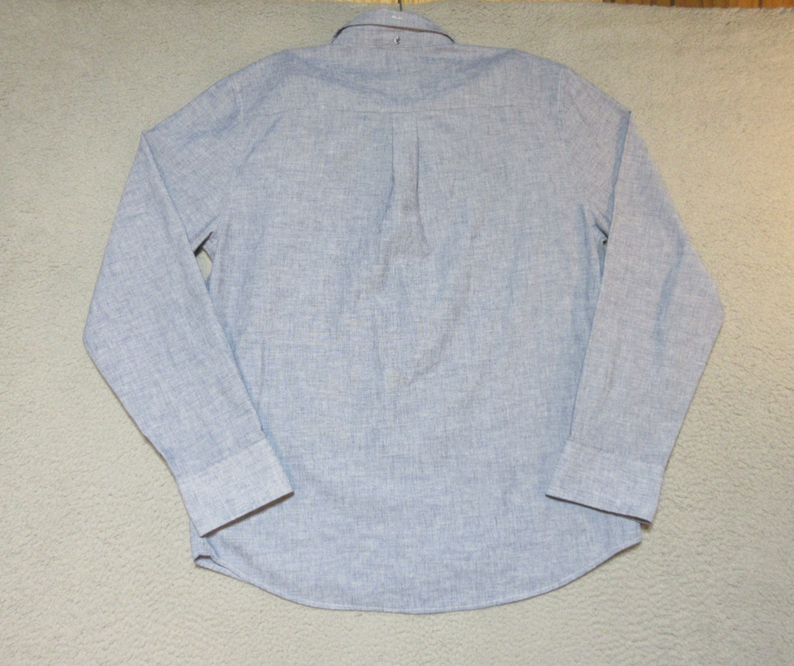 Wills Shirt Medium Mens Linen Blend Button Down