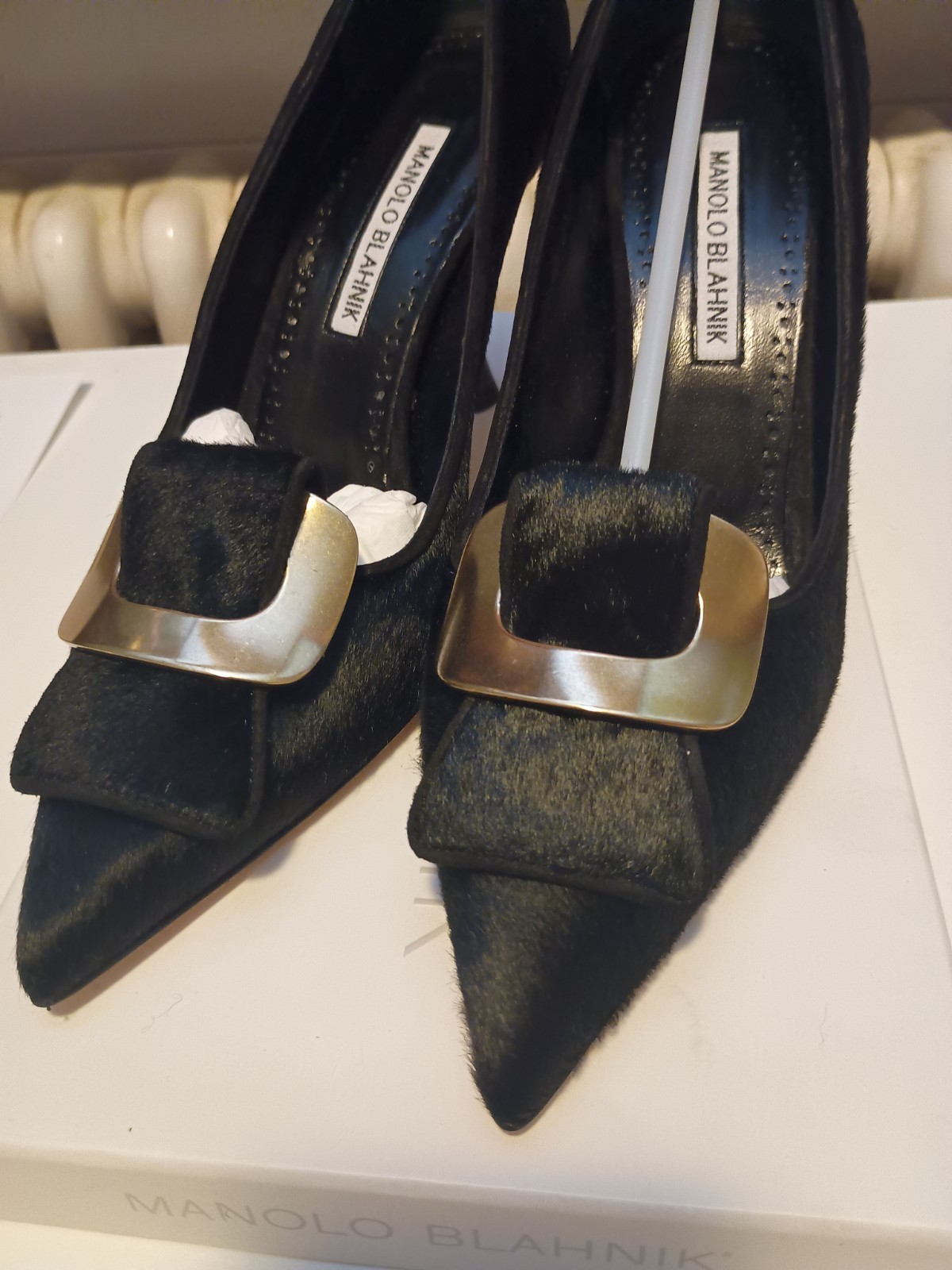 Manolo Blahnik High Heel Stylish Shoe – Full Set Size 38