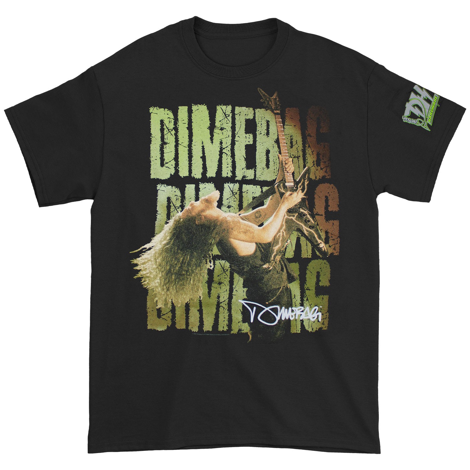 Men’s Dimebag Darrell Icon T-shirt Medium Black
