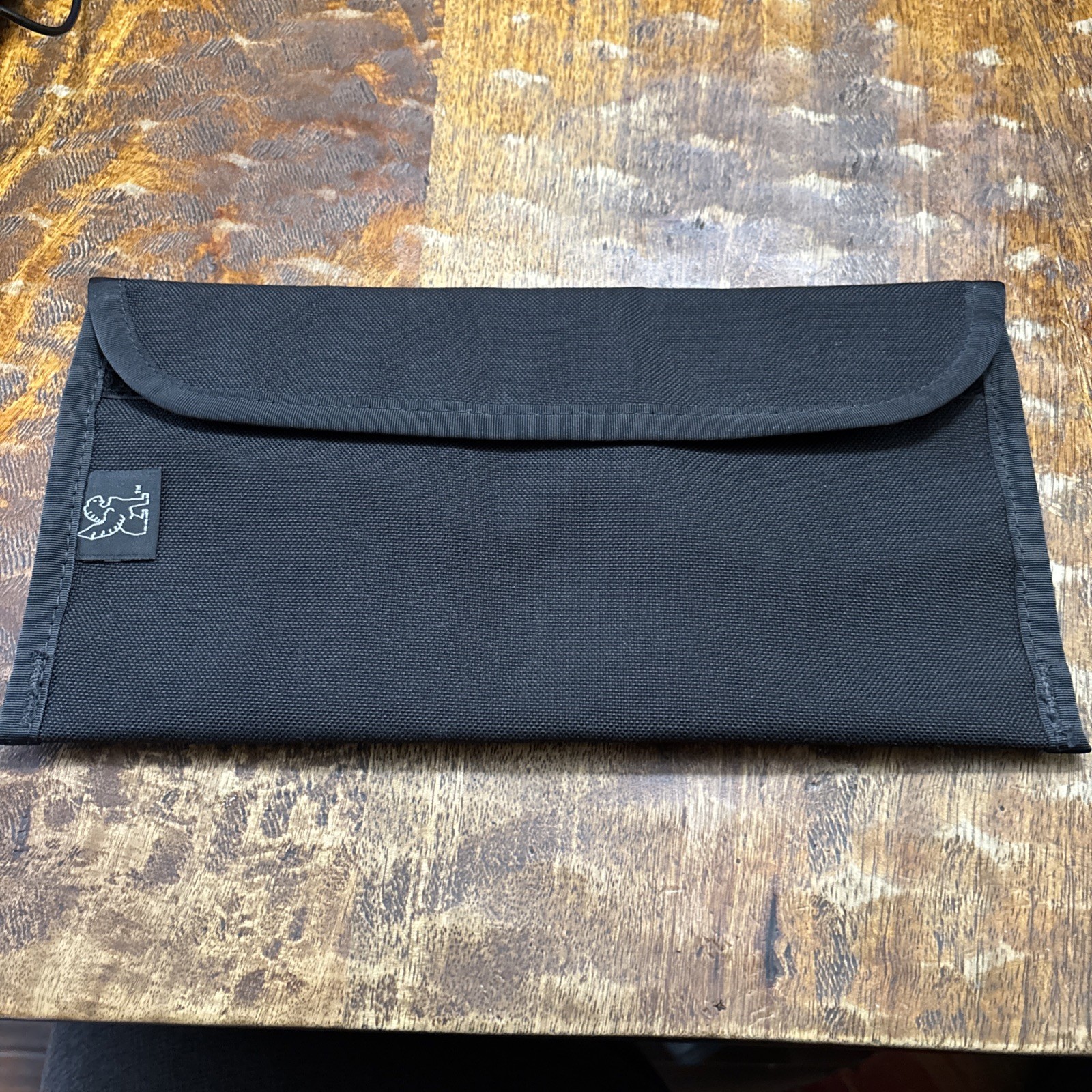 Chrome Industries – Rare Black Canvas Mini Utility Tactical Pouch Bag 6×11.5 In