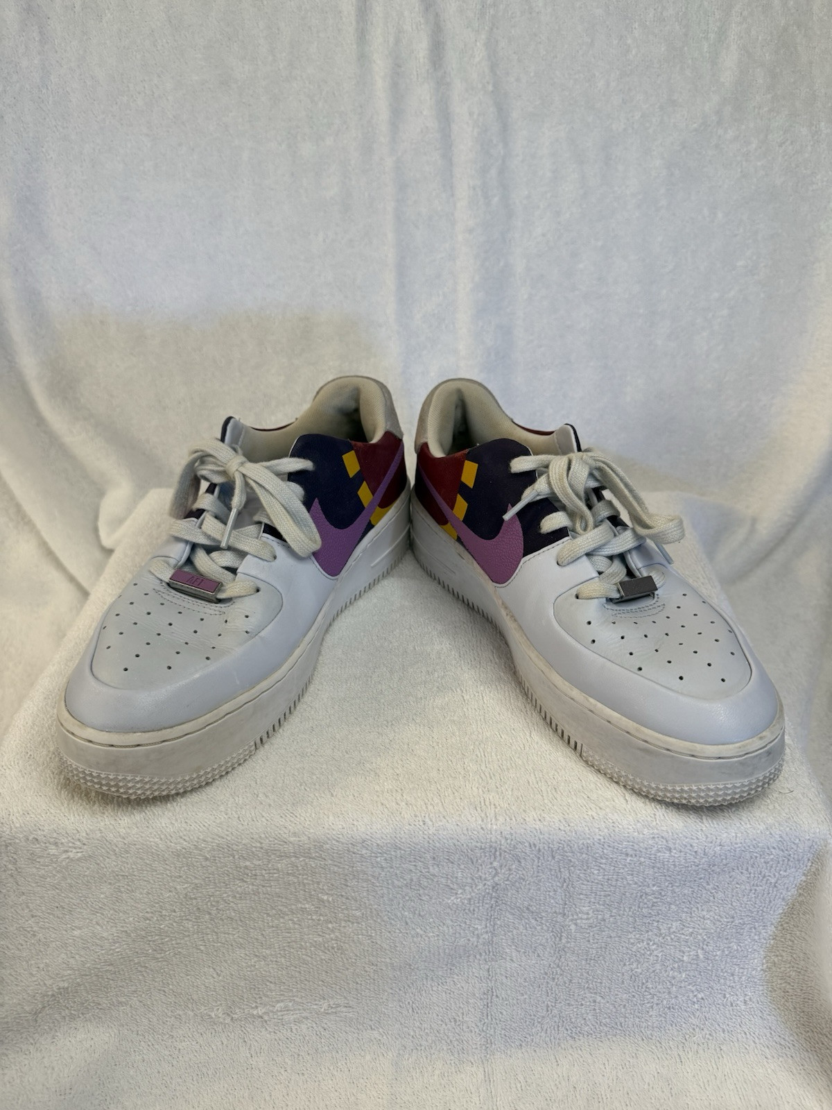 Nike Air Force 1 Sage Low Lx Women’s 9.5 Shoes White/Pink/Purple/Burgendy