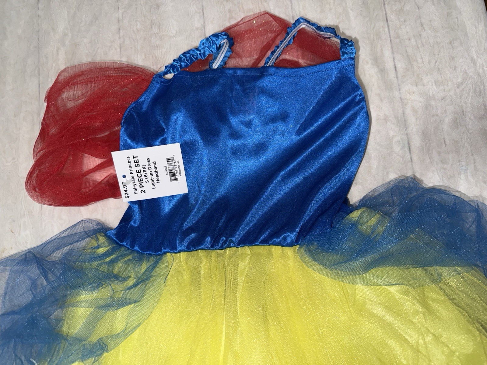 Snow White Dress Costume S(6/6x) Light-up Dress Halloween