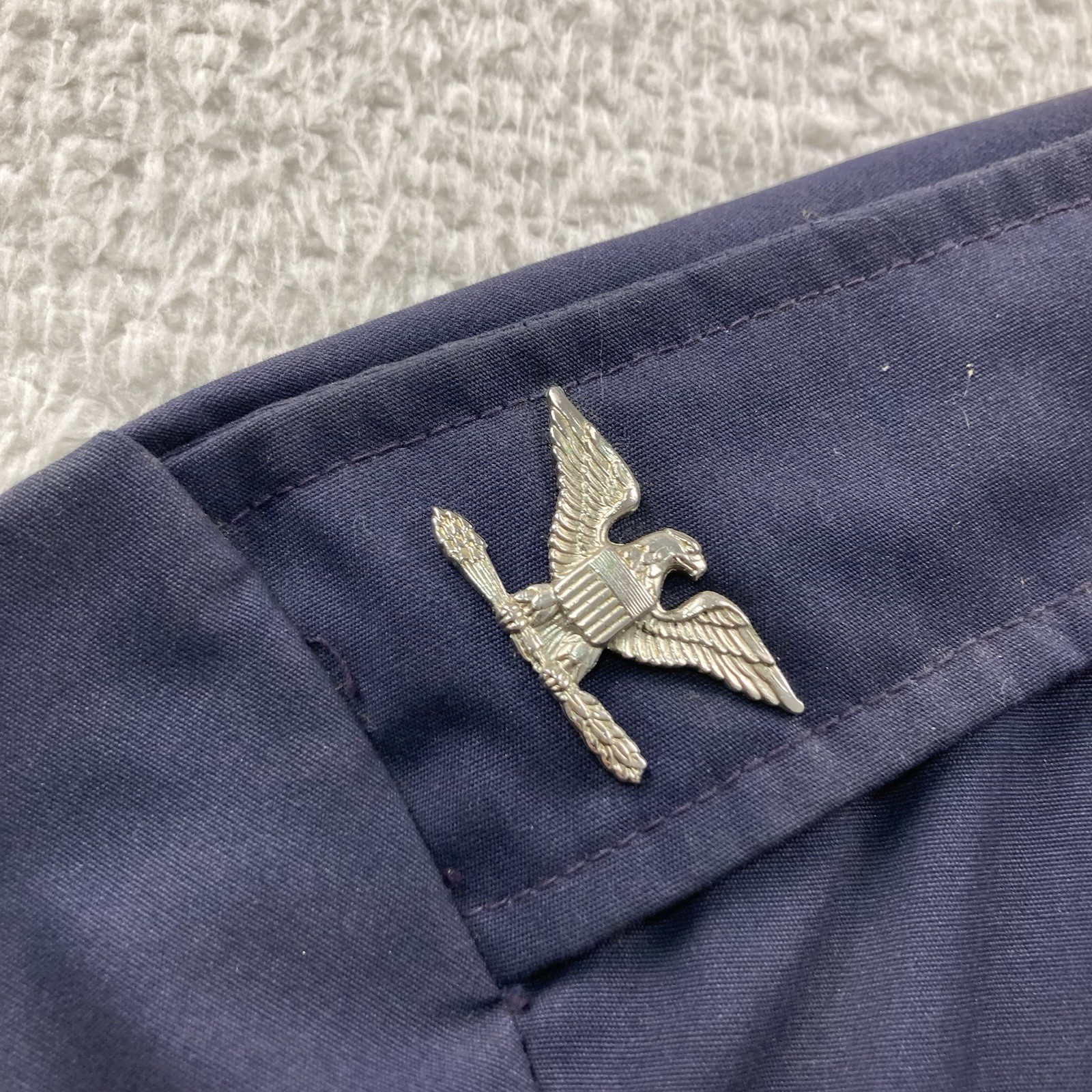 Vintage Blauer Military Jacket Men 42R Blue Ceiling Zero Full Zip Deck Air Force