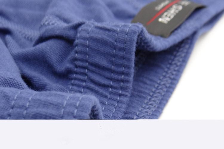 5 Pack Men’s Cotton Briefs Bikini Underwear Soft Breathable Solid Color Panties