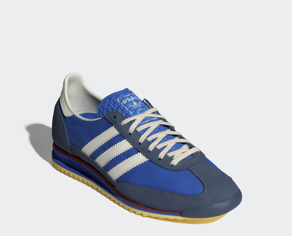 Adidas Women’s SL 72 OG, Style# JS0255, Sz 5.5, Blue Bird/Off White/Preloved Ink