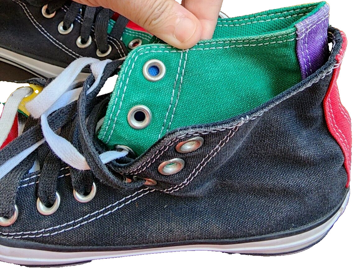 Converse Chuck Taylor All Star Double Upper Hi Sneaker Multicolor EU39 US M6 W8