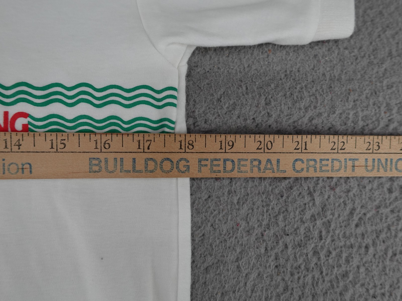 Hong Kong Polo Shirt Mens Small White YMCA Embroidered Tourist Souvenir Asia