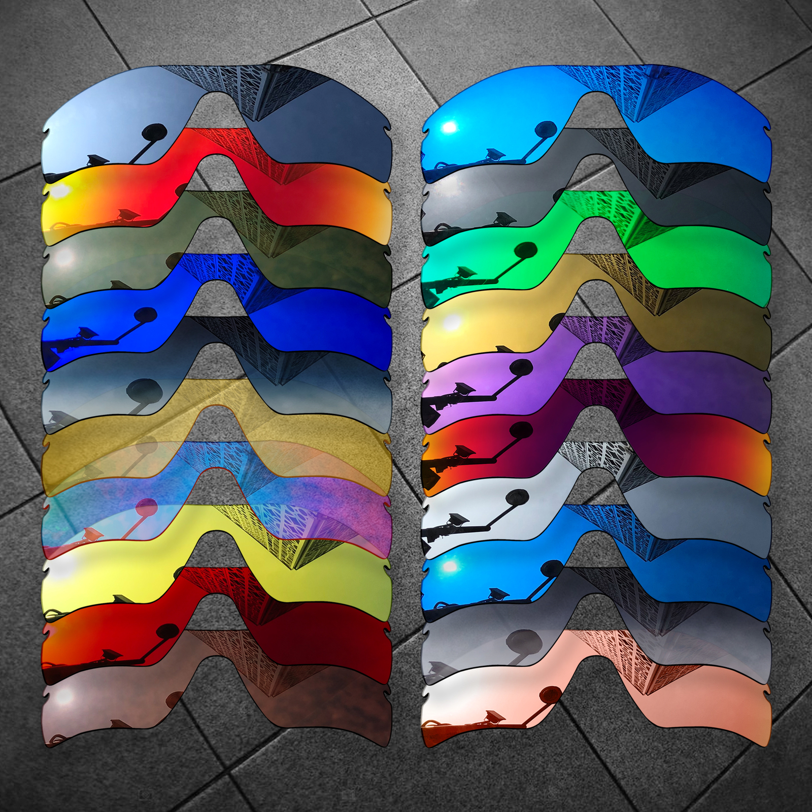 TheoCraft Polarized Replacement Lenses for-Oakley Radar Path Sunglasses