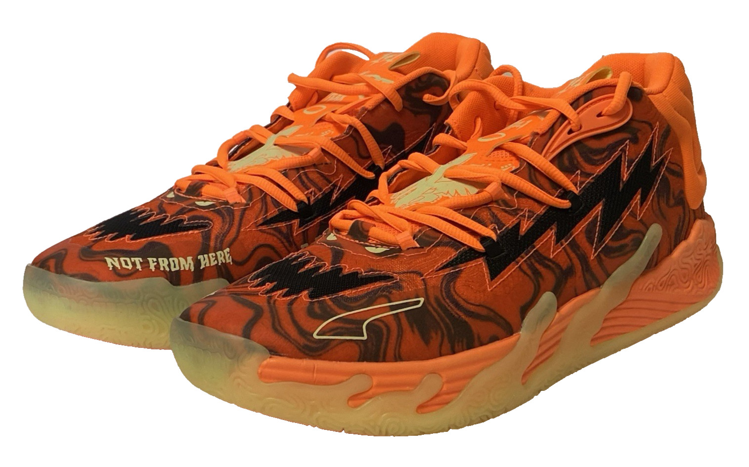 Puma x LaMelo Ball MB.03 “Halloween” – Fluro Orange-Black – 311176-01 – Men’s 12