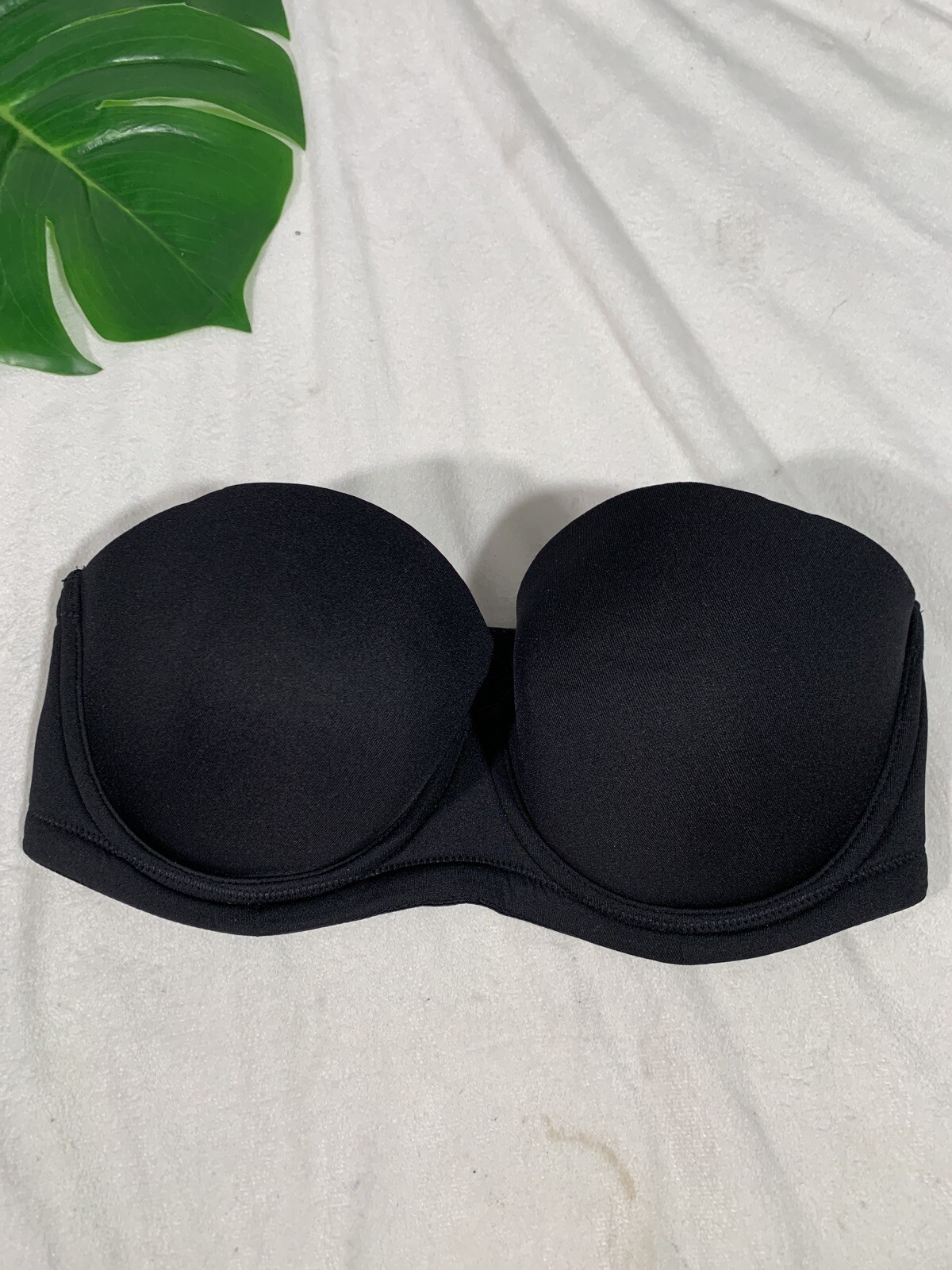 NEW $76 Wacoal Red Carpet Convertible Strapless Bra in Black {SZ 32DD US ] #L613