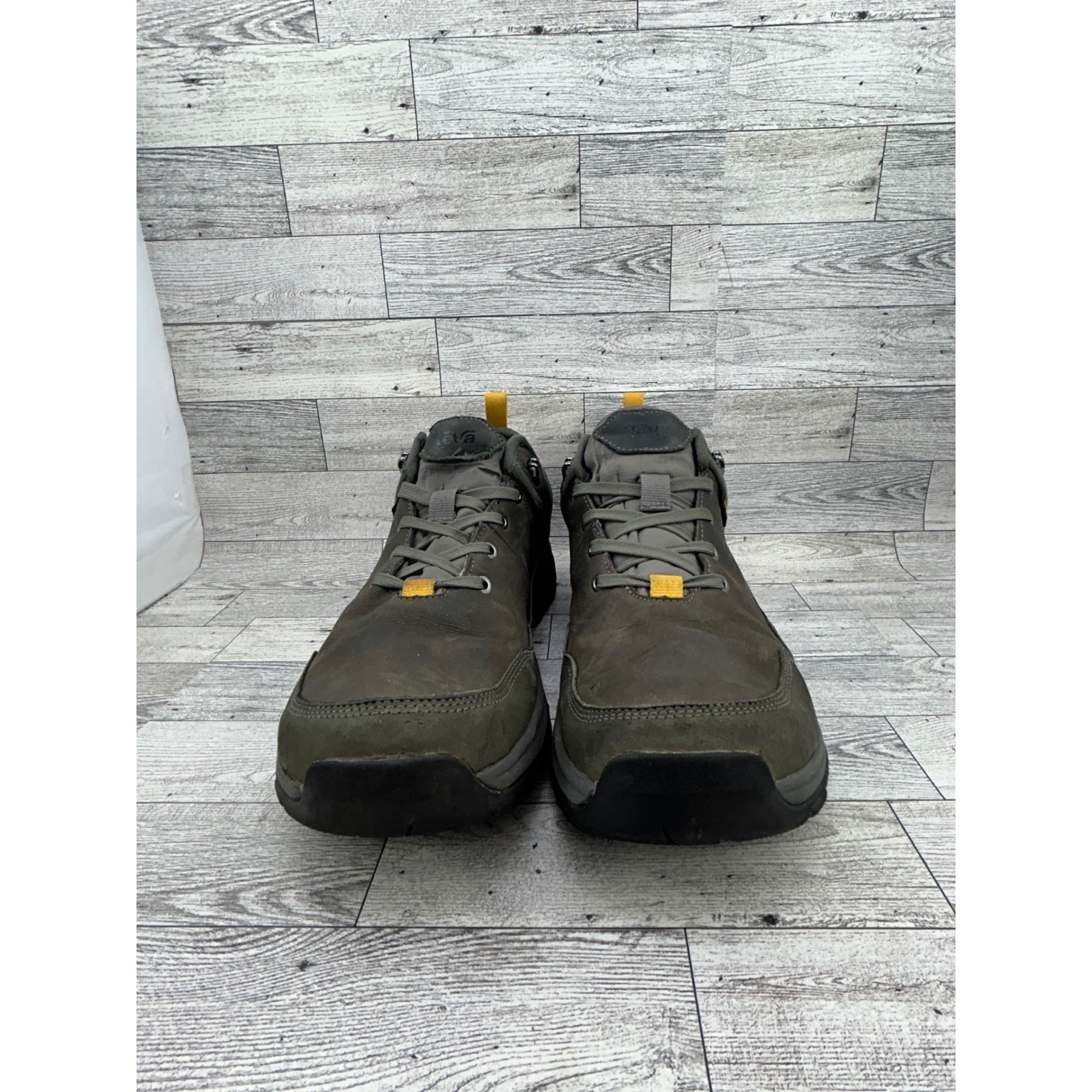 Teva Riva RP Men Waterproof Hiking Shoes Dark Olive Vibram 1123771 Size 10.5