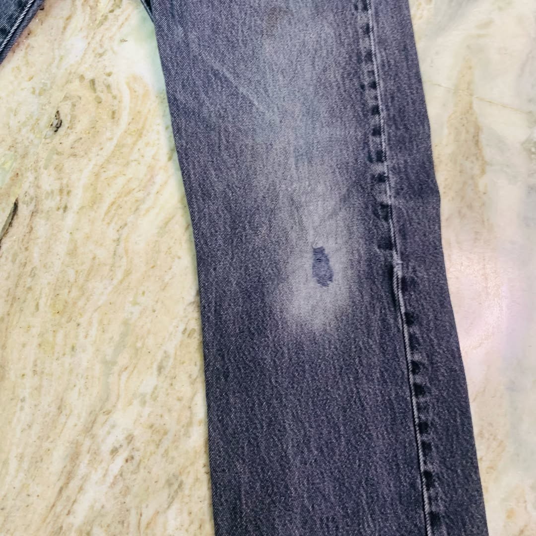 Levi’s 501 Button Fly Jeans for Men, Black, 31*32 Regular Fit
