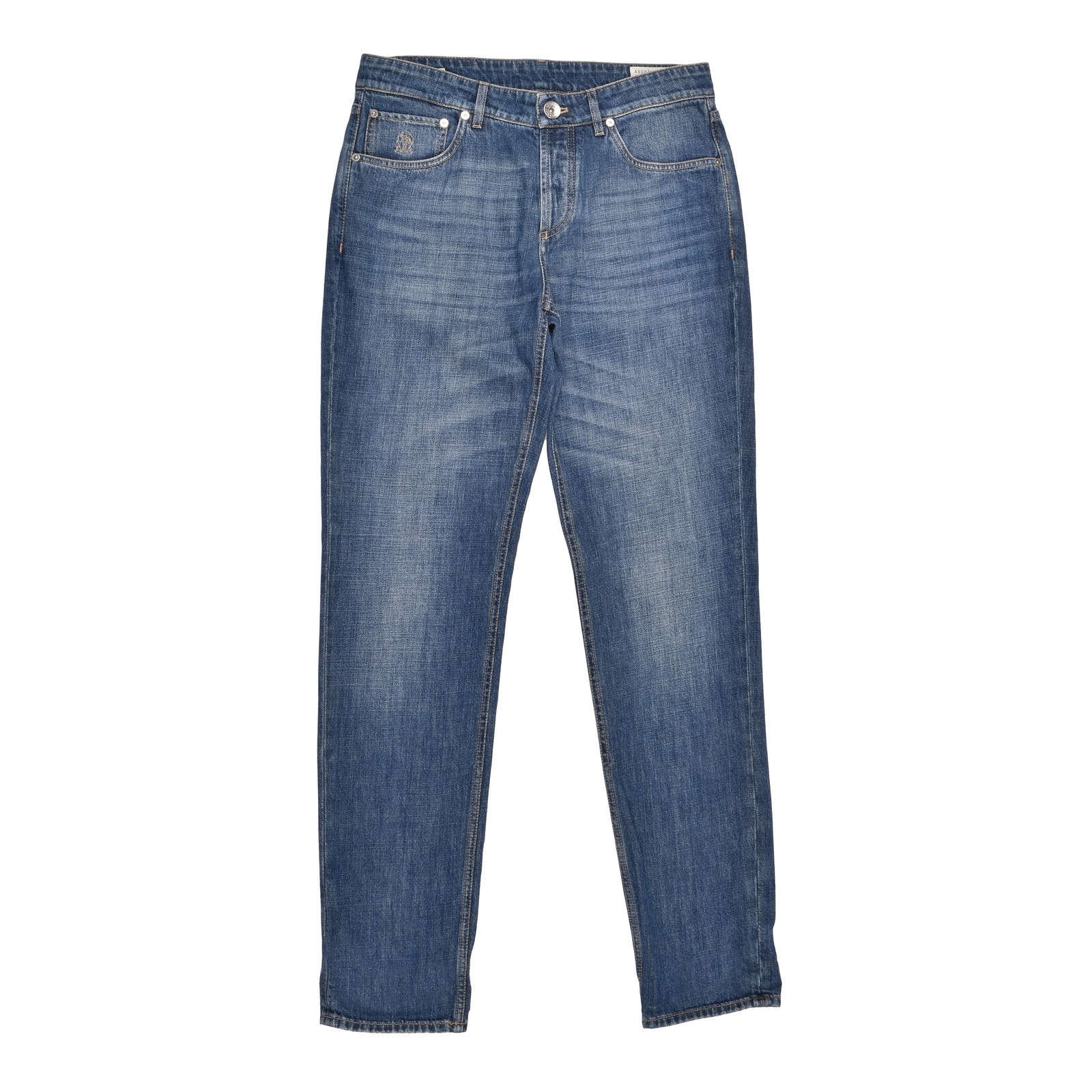 BRUNELLO CUCINELLI MEN’S TRADITIONAL FIT 5 POCKET DENIM JEAN PANTS NWT MSRP $850