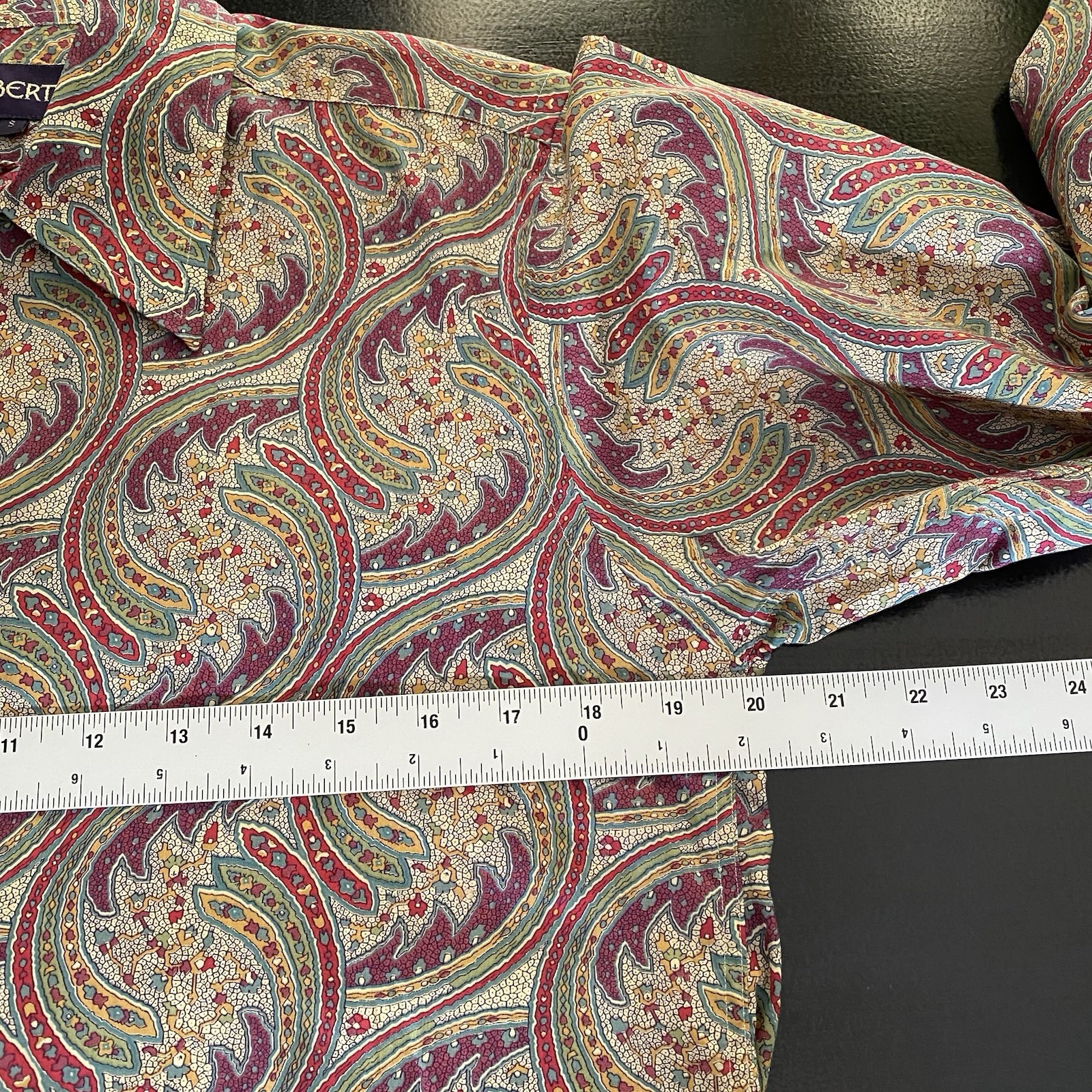 Liberty London Tana Lawn Cotton Paisley Shirt Men S British Retro Mod Heritage
