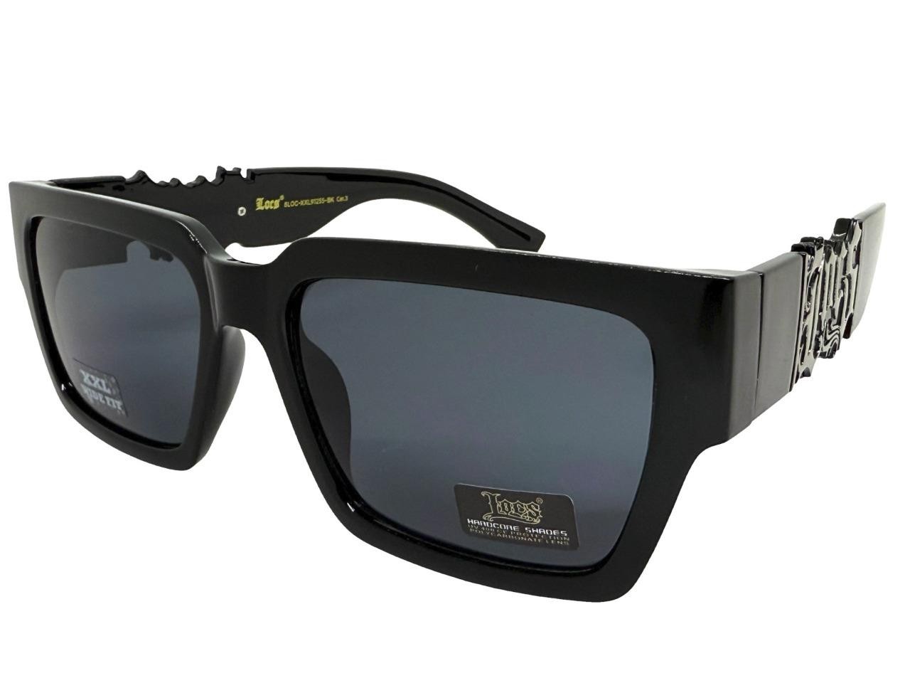 Biker Hardcore Gangster Hip Hop LOCS SUNGLASSES XXL Frame For Big Wide Fat Heads
