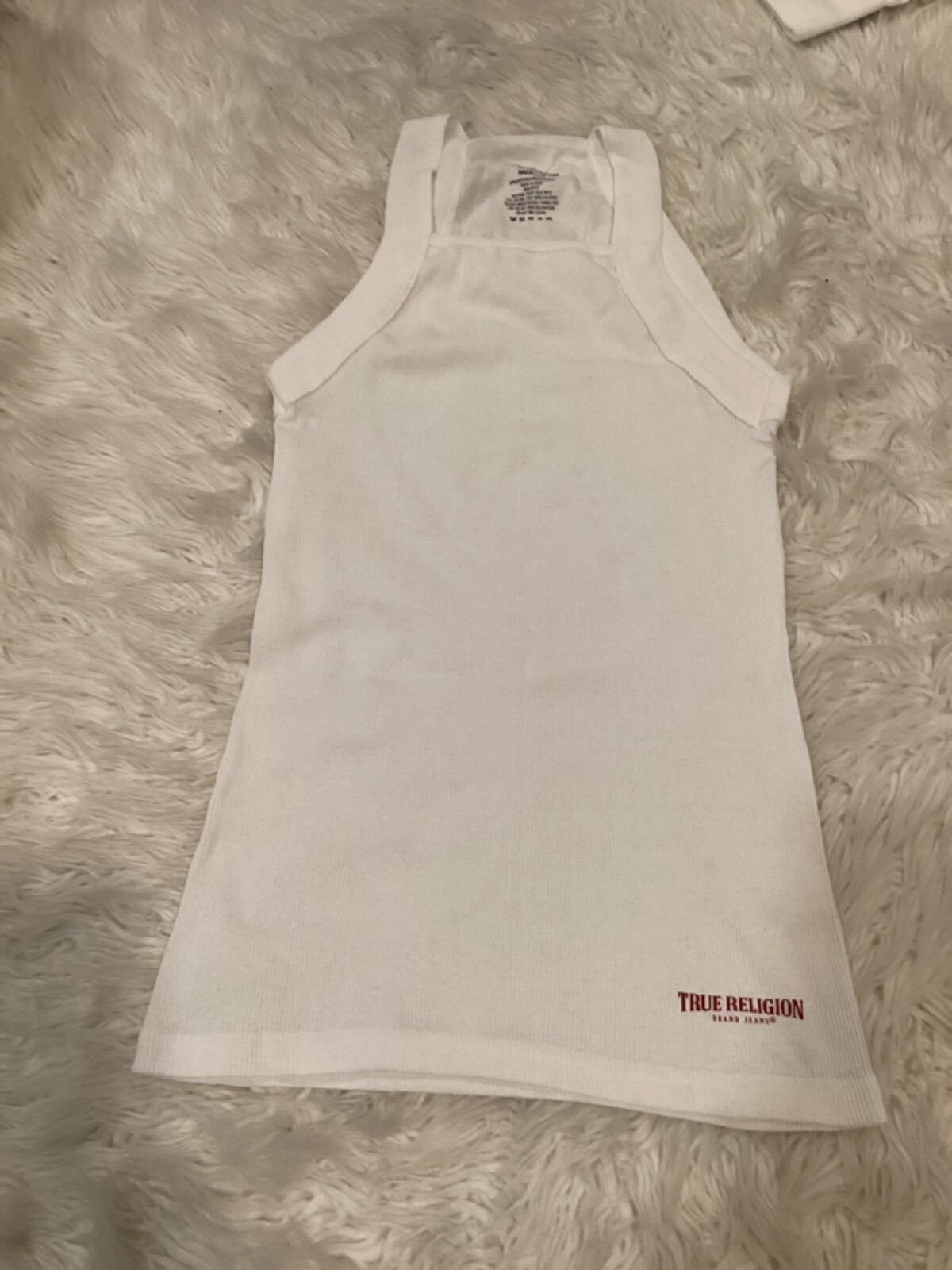 1 TRUE RELIGION UNDER SHIRT TANK TOP premium 60%stretch cotton
