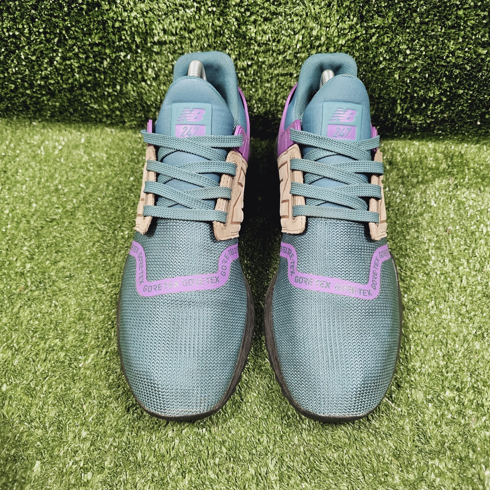 New Balance 247v2 Gore-Tex Blue Aster Purple Athletic Sneakers Mens Size 8