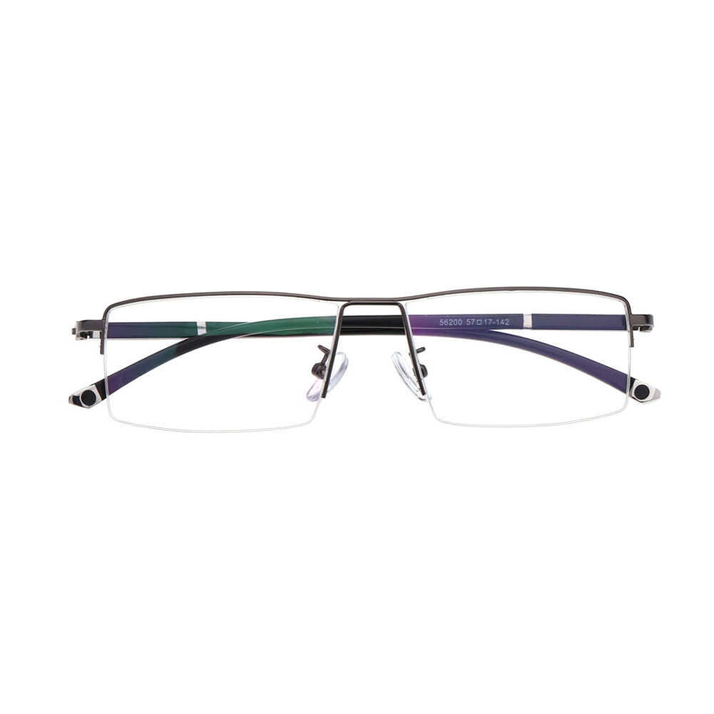 Men’s Half Rimless Transition Photochromic Reading Glasses Reader +0.00~+4.00