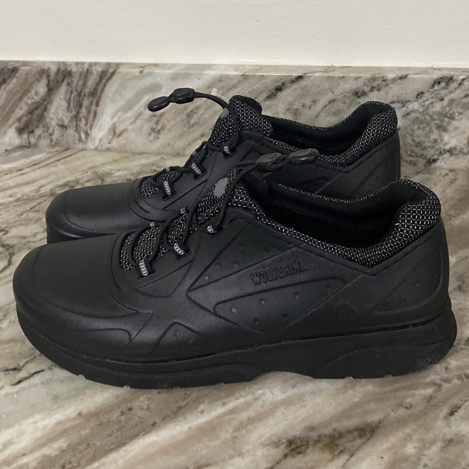 WOLVERINE Men’s Serve SR Health Care Professional Shoe W20516 Black 12 M