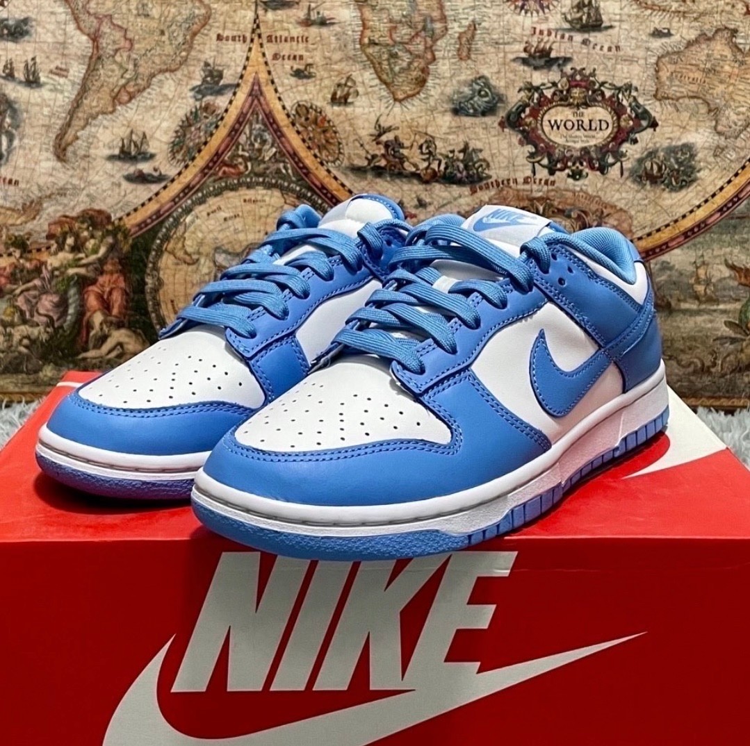 Men’s Nike Dunk Retro “University Blue” Low Top Basketball Shoes US Size 7-12