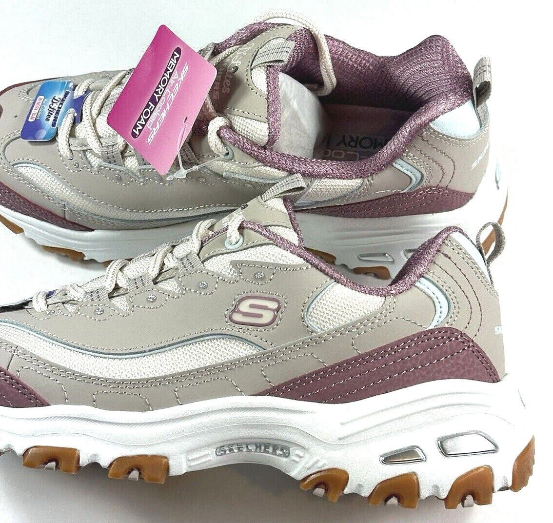 Skechers / D’Lites / POPULAR VOTE / Taupe Multi / Memory Foam / Reg $80