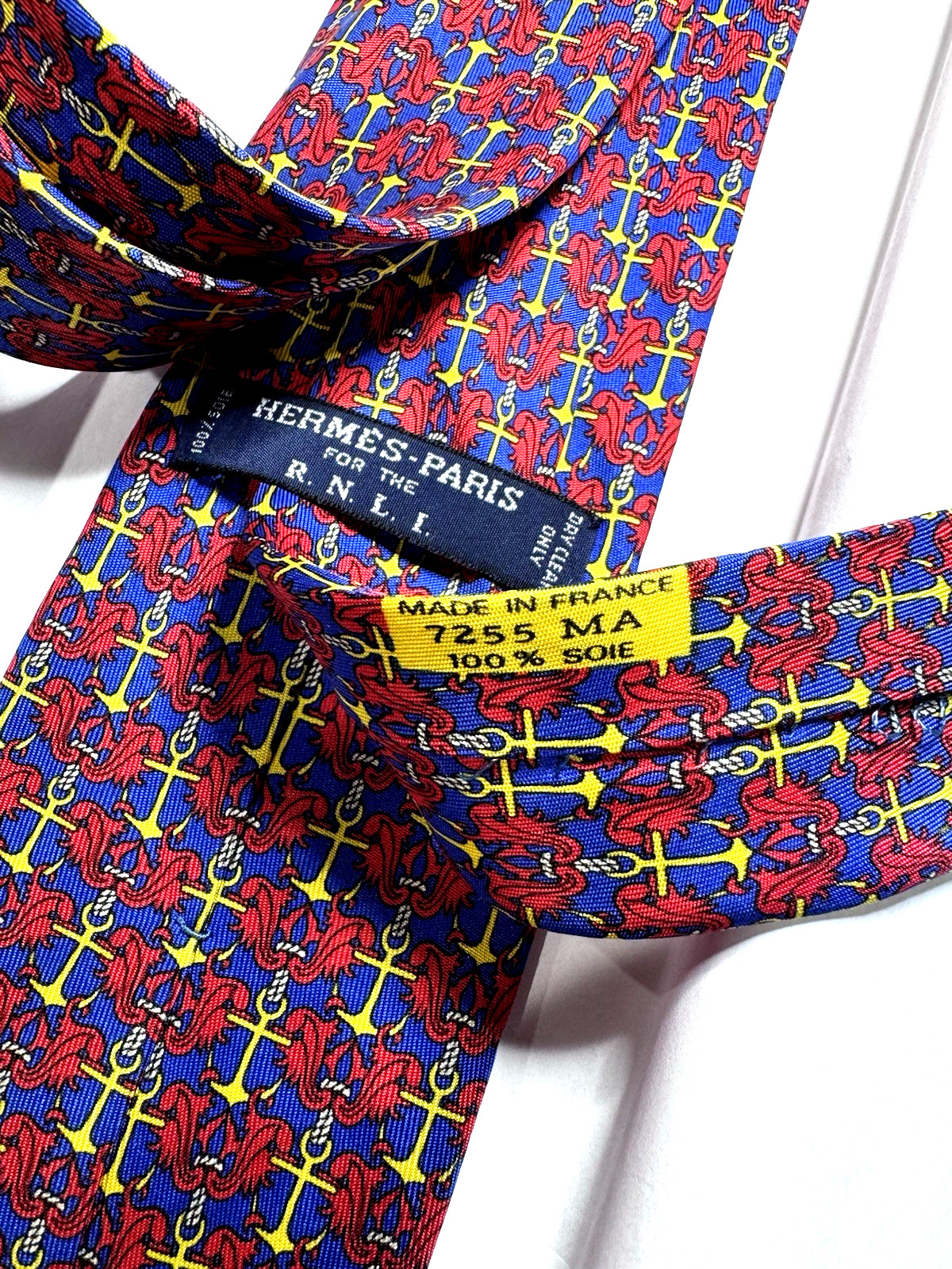 HERMÈS For The R. N. L. I. Special Limited Edition Tie NIB