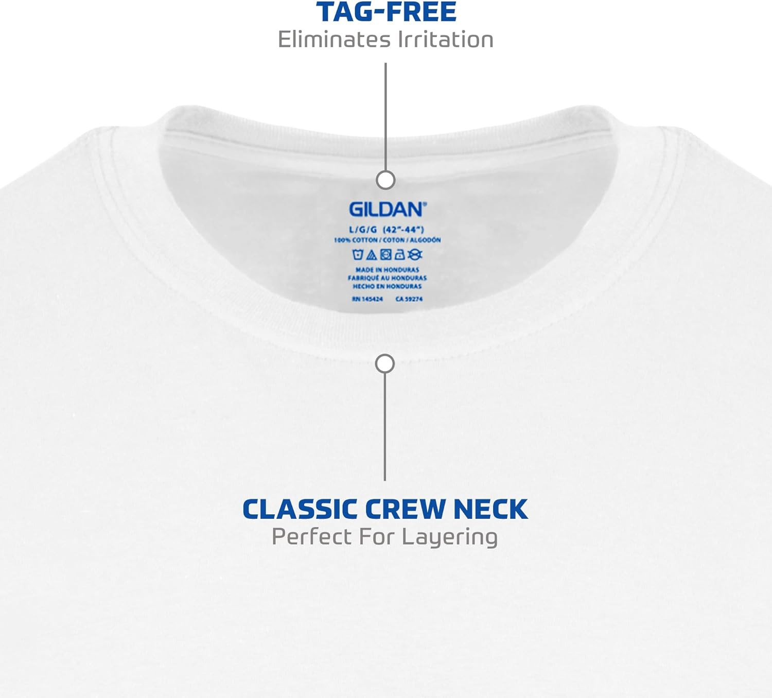 Gildan Men’S Crew T-Shirts, Multipack, Style G1100