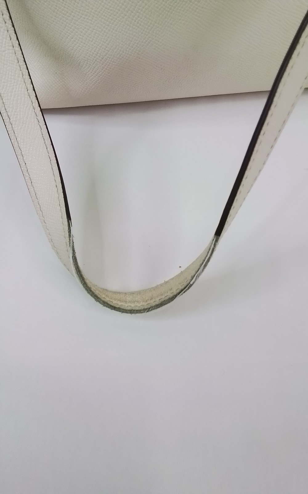 Coach Gallery Leather Tote Purse Gold/Chalk F79608 #J3032