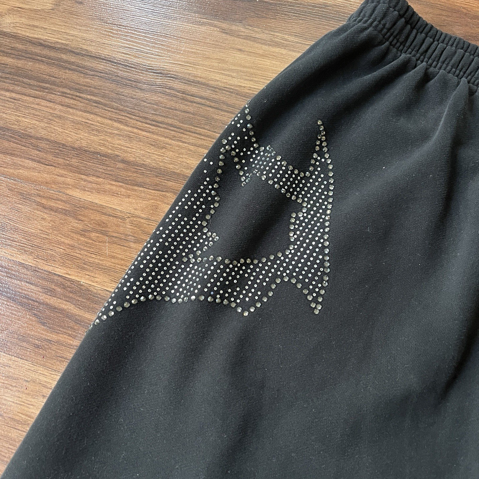 Named Collective Rhinestone Sweatpants Jacket Zip Up Logo Set Sz L/XL