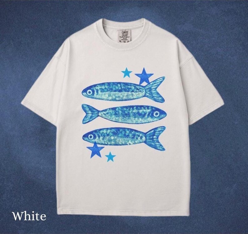 Blue Star Sardines Coastal Comfort Tee