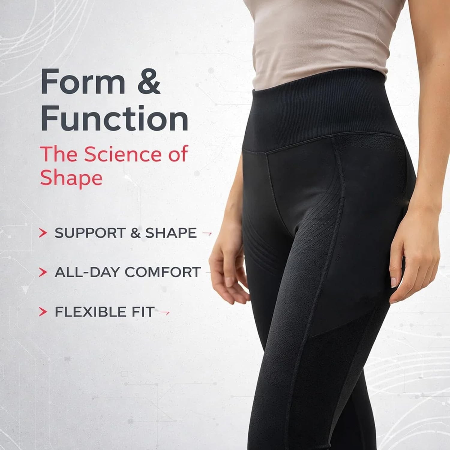 3D Anti Cellulite Leggings,High Waist 3D Metabolic Booster Leggings for Women