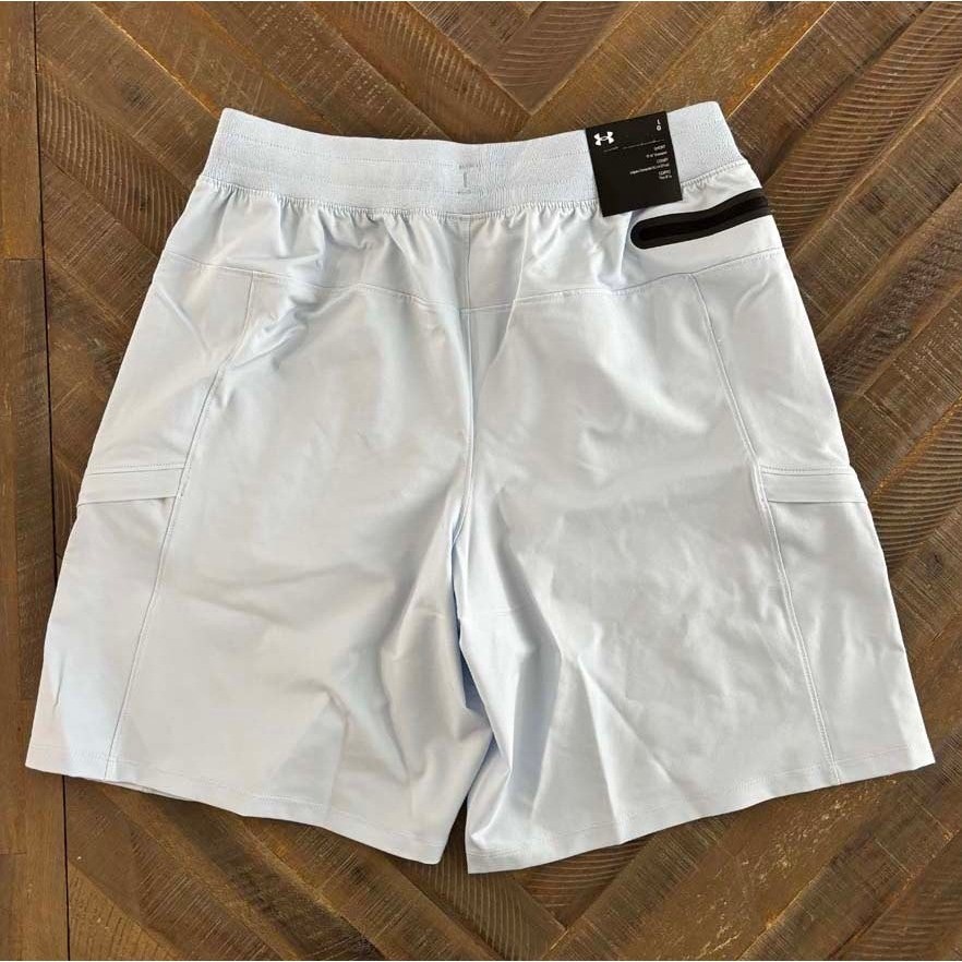 Under Armour Men’s Large Woven 9.5″ Cargo Shorts 1388018-464 Blue NWT
